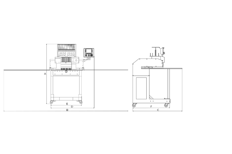 The illustrated dimensions of the Sprint 7XL